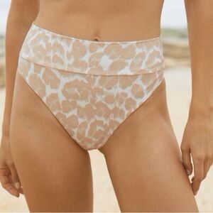 NWT Aerie High Cut Cheeky Leopard Print Bikini Bottoms